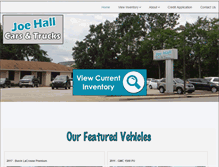 Tablet Screenshot of joehallcars.com